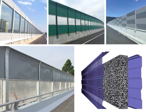 Highway Sound Barrier Spot Cooling Tower Noise Reduction Noise-Absorbing Wall in Small Area